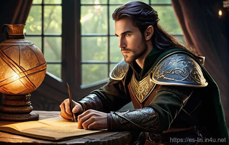 리니지 기념일 아이템 정보 - A vibrant scene depicting a diverse group of fantasy adventurers from the world of Aden, celebrating... 리니지 기념일 아이템 정보 - A vibrant scene depicting a diverse group of fantasy adventurers from the world of Aden, celebrating...