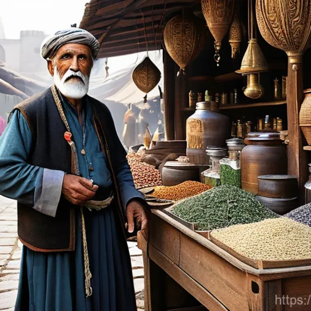 리니지 NPC 기능 정리 - The Enigmatic Merchant of Giran**

A highly detailed, vibrant fantasy illustration depicting an aged...