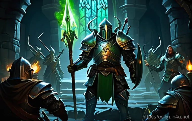 리니지 고수의 노하우 공유 - **Prompt:** "A highly detailed, epic fantasy artwork depicting a powerful, seasoned warrior characte...