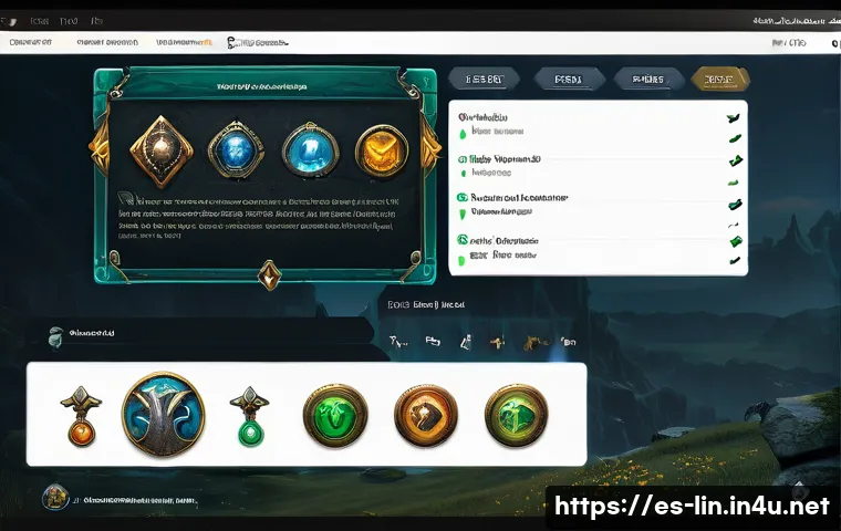리니지 거래소 기능 심층 분석 - A sleek, user-friendly virtual game marketplace interface displayed on a high-resolution PC screen, ...